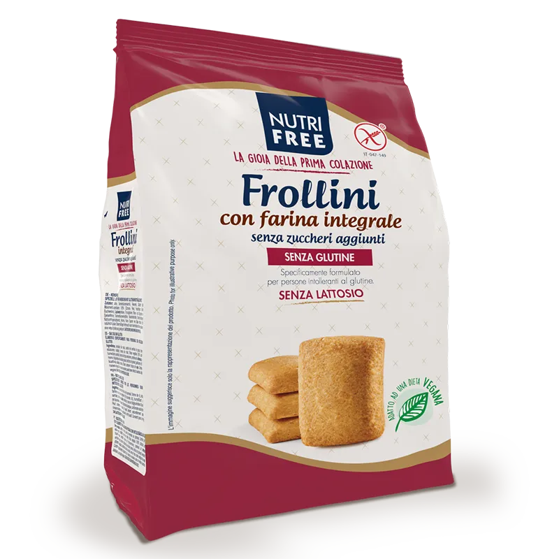 Nutrifree Colazione e biscotti Frollini Integrali senza zuccheri