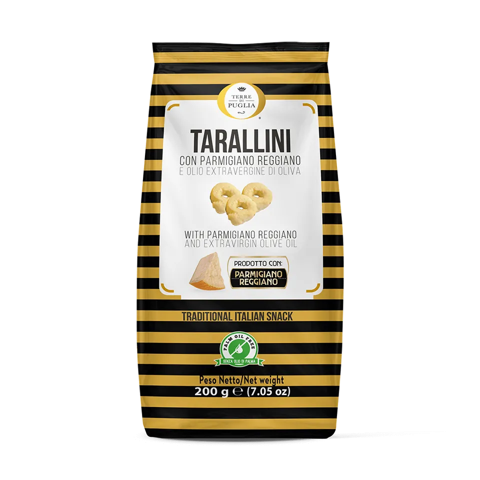 Terre di Puglia Millerighe Tarallini Parmigiano 200g