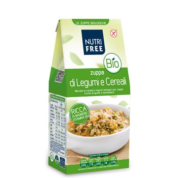 Nutrifree Zuppa Legumi Cereali instant cup senza glutine