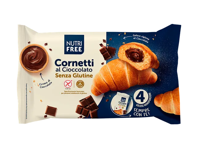 Nutrifree Cornetti cioccolato brioche 4 pezzi