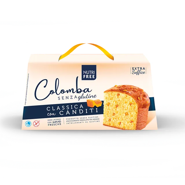 Nutrifree Colomba Classica dolce Pasqua arancia candita