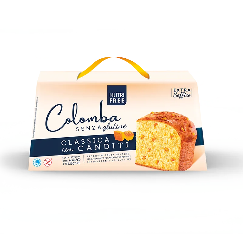Nutrifree Colomba Classica dolce Pasqua arancia candita