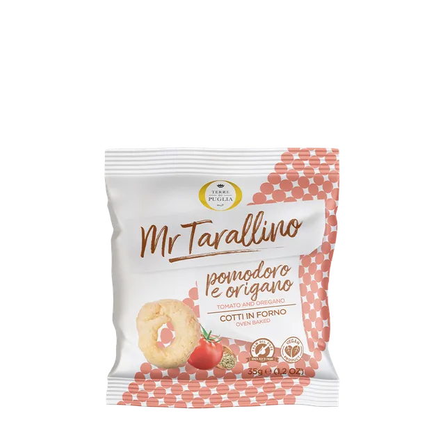 Terre di Puglia Mr Tarallino tarallini 35g pomodoro origano 60pz