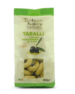 Tentazioni Pugliesi Gourmet Taralli olio EVO 10% 6 confezioni