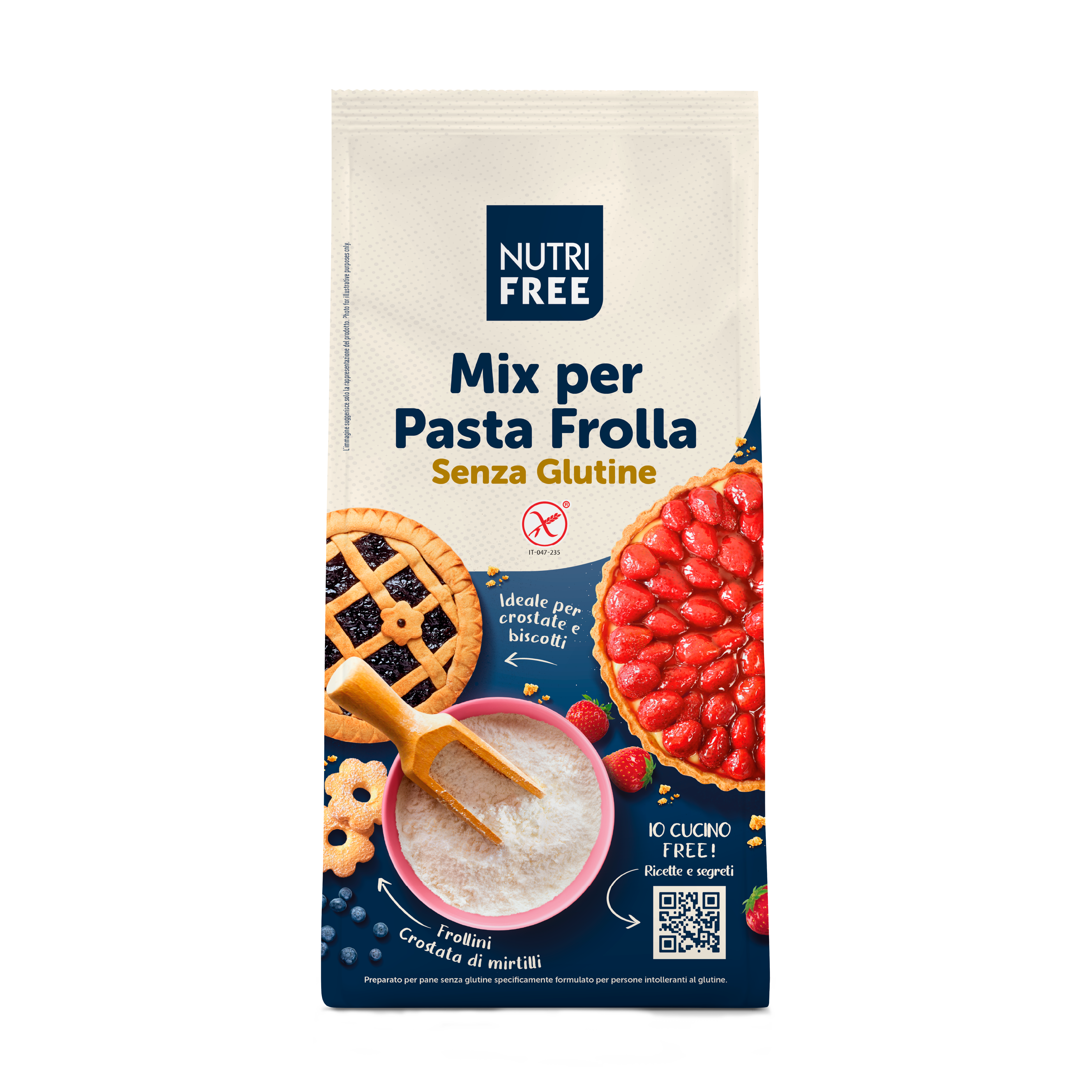 Nutrifree Mix per Pasta Frolla farina senza lattosio