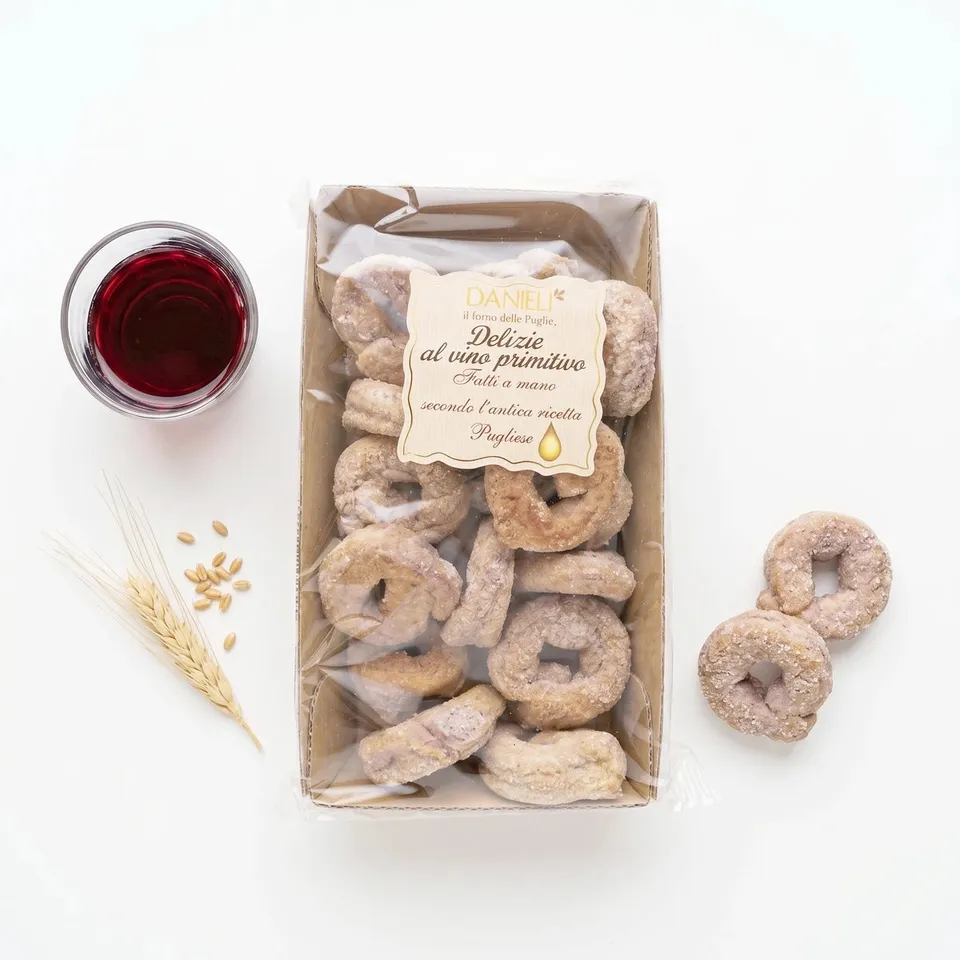 Danieli Taralli Dolci Delizie primitivo biscotti 250g