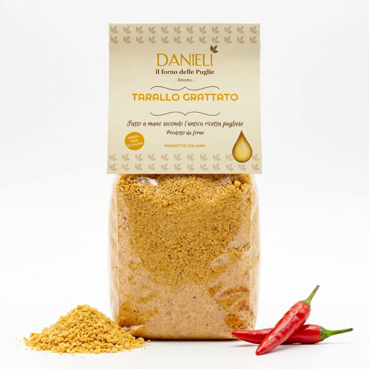Danieli Tarallo Grattato Peperoncino pangrattato 400g