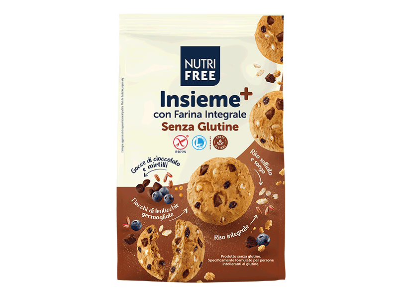 Nutrifree Insieme+ biscotti colazione senza glutine