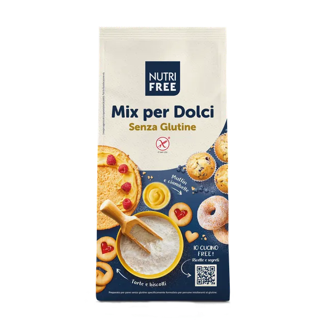 Nutrifree Farine e pangrattato Mix per Dolci senza glutine