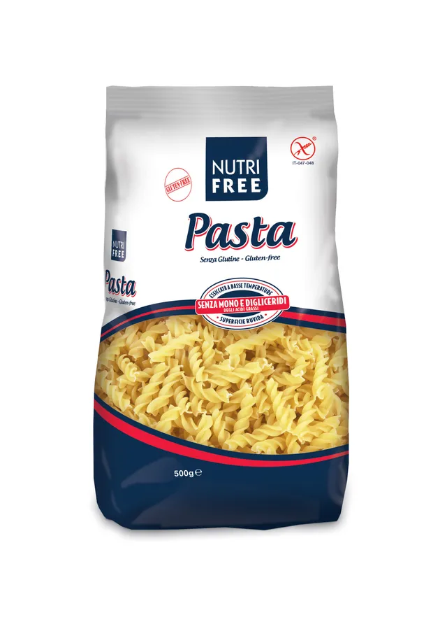Nutrifree Farine e pangrattato Fusilli pasta mais riso bimbi