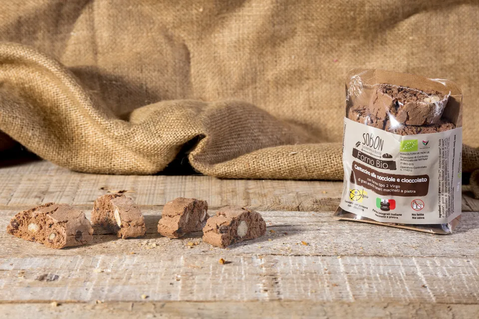 Sobon Dolci Cantuccino Nocciole Cioccolato 100g