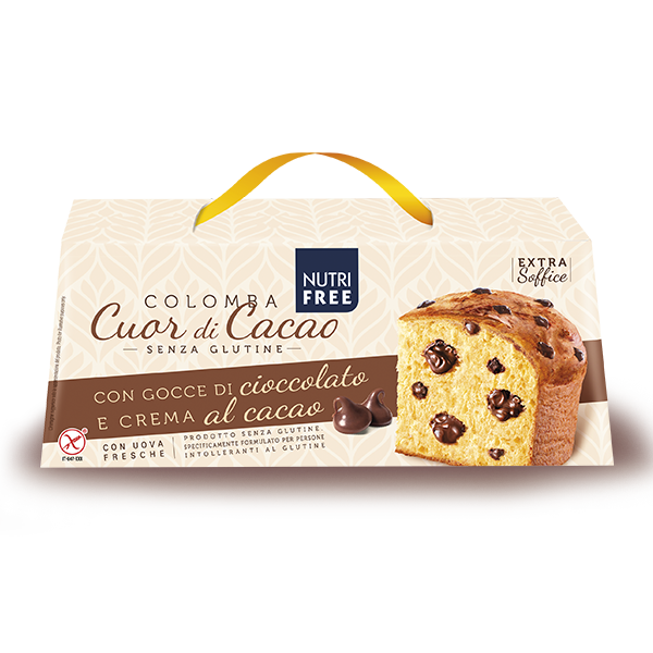 Nutrifree Colomba Cuor di Cacao Senza Glutine