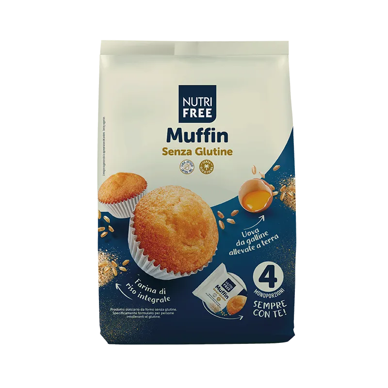Nutrifree Muffin merendina senza glutine monoporzione
