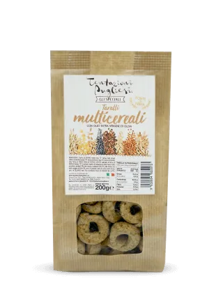 Tentazioni Pugliesi Speciali Taralli Multicereali 6x200g Fibre