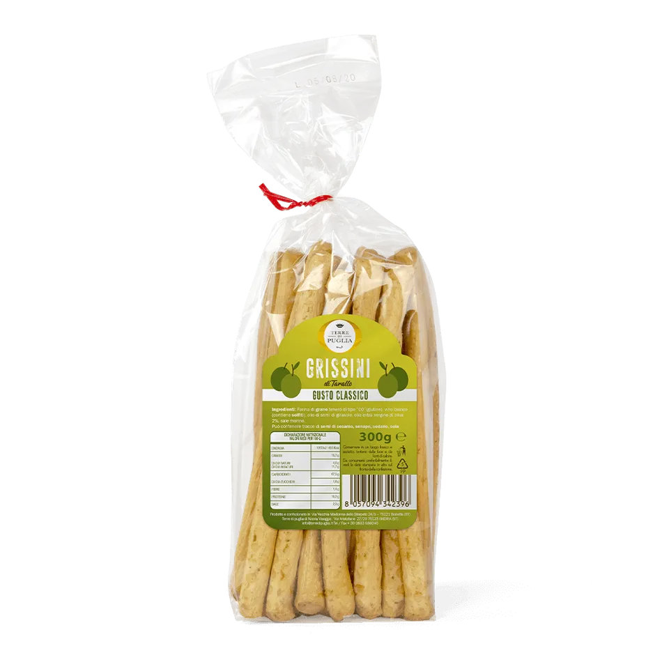 Terre di Puglia Grissini di Tarallo grissini 300g classico