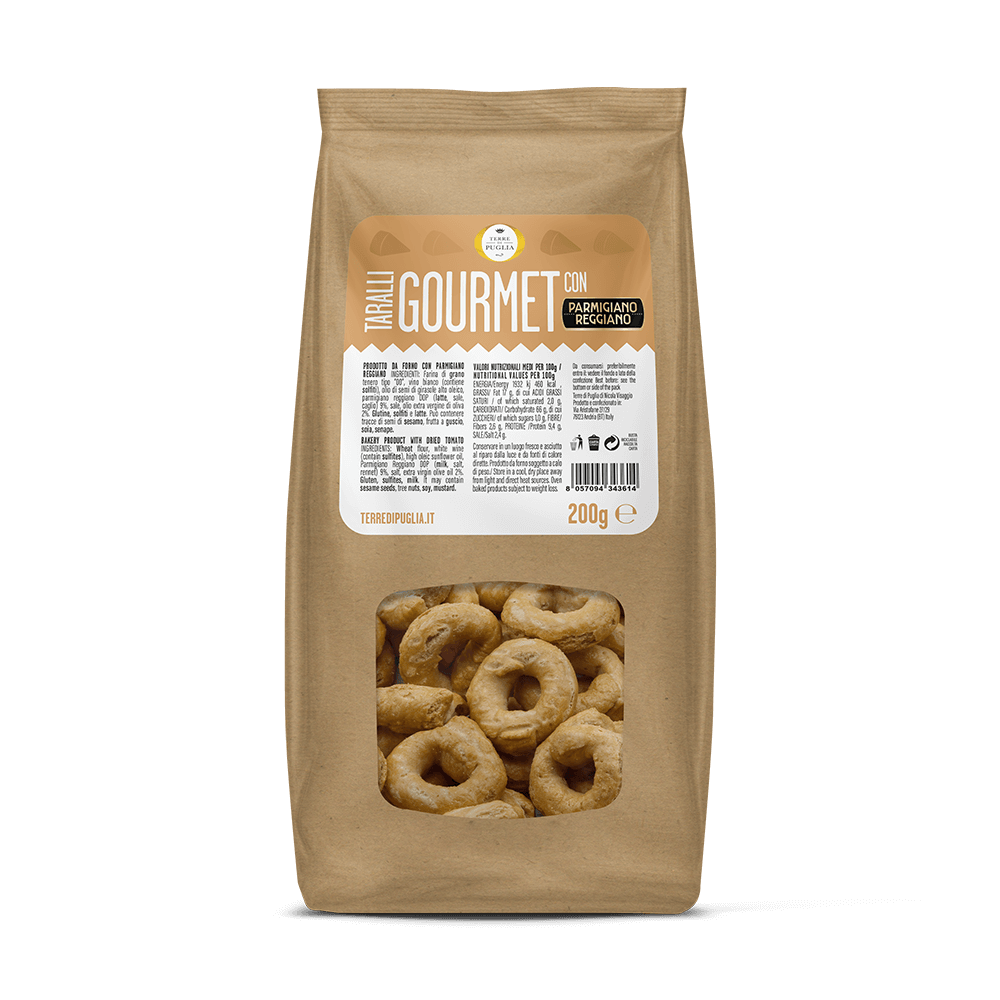 Terre di Puglia Taralli Gourmet 200g Parmigiano Reggiano