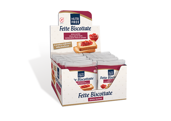 Nutrifree Colazione e biscotti Fette biscottate croccanti 16 pezzi