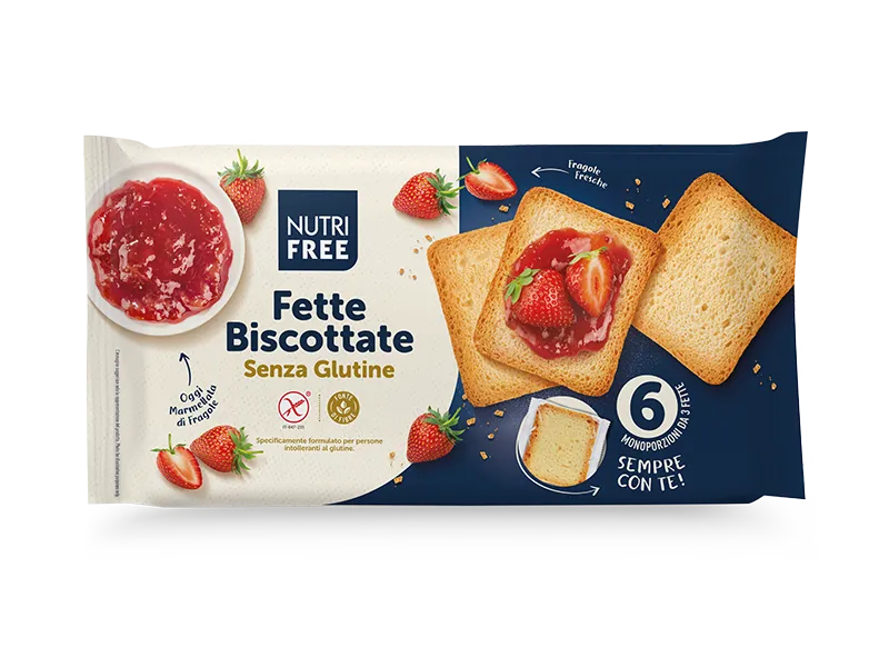 Nutrifree Colazione e Biscotti Fette Biscottate fette 6 monoporzioni
