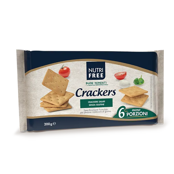 Nutrifree Pane e sostituti Crackers Rosmarino 6 Monoporzioni