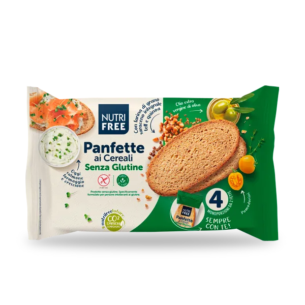 Nutrifree Pane Panfette ai cereali 5 cereali 4x2 fette