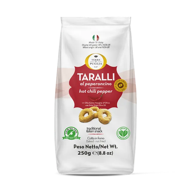 Terre di Puglia I Moderni Taralli Peperoncino 250g