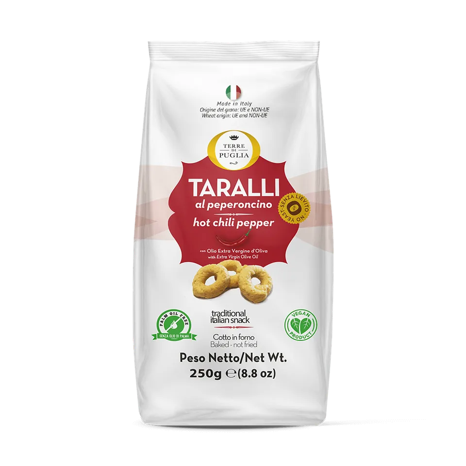 Terre di Puglia I Moderni Taralli Peperoncino 250g