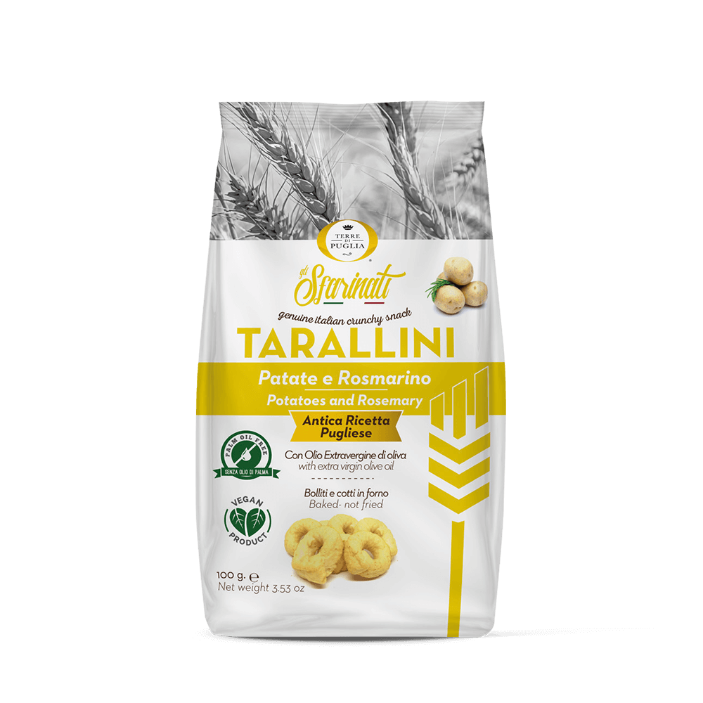 Terre di Puglia Sfarinati patate rosmarino 100g snack