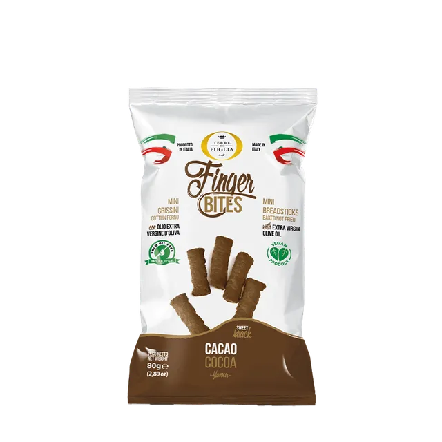 Terre di Puglia Finger Bites Cacao snack 80g