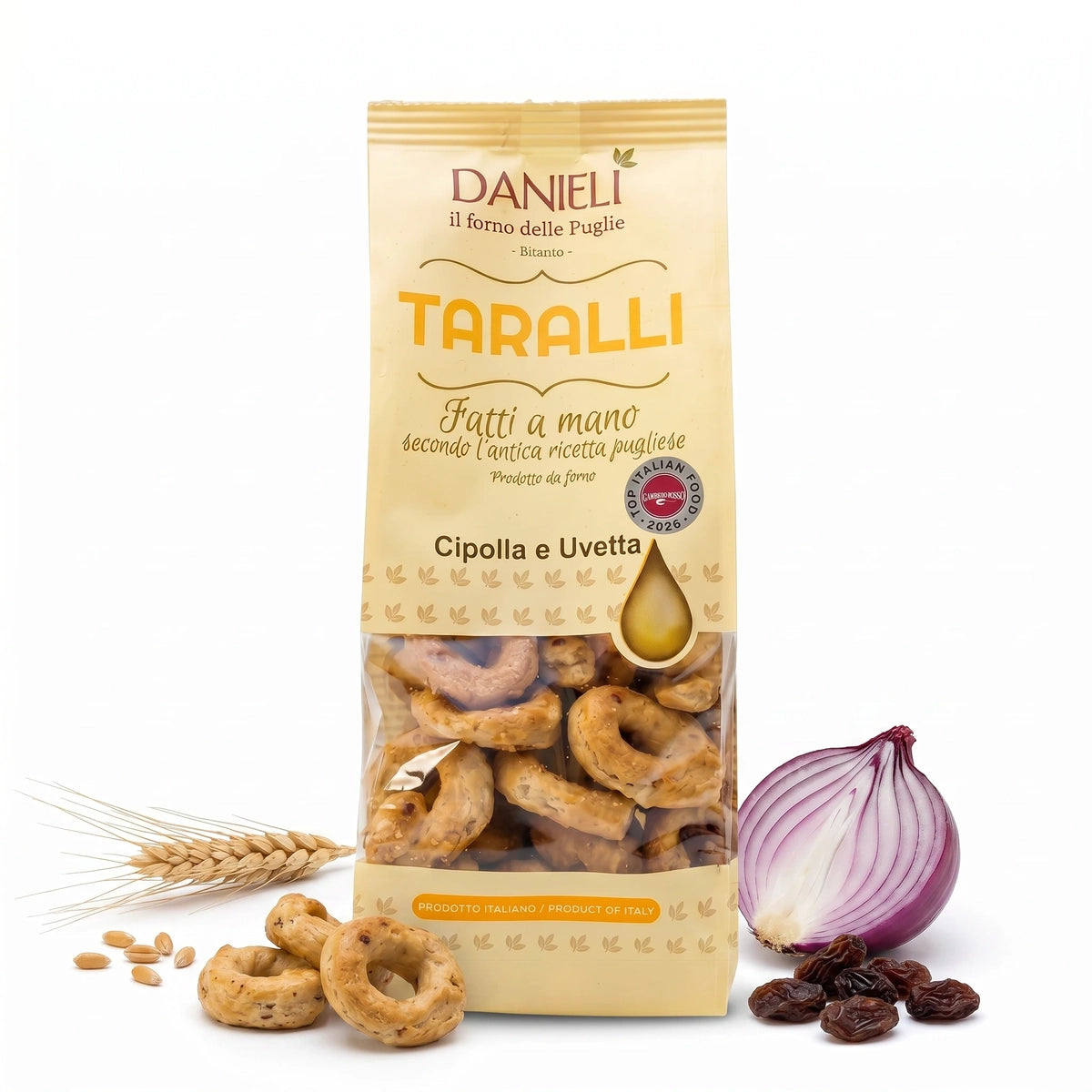 Danieli Taralli Speciali cipolla uvetta taralli pugliesi 240g