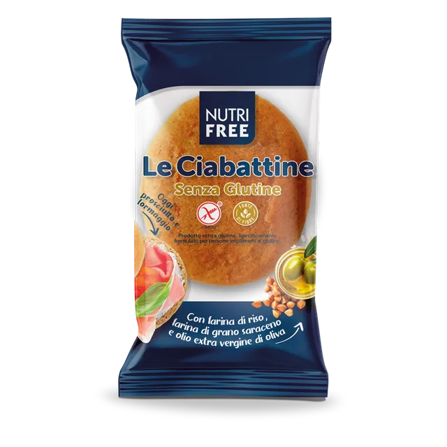 Nutrifree Pane e Sostituti La Ciabattina 50gr pane morbido