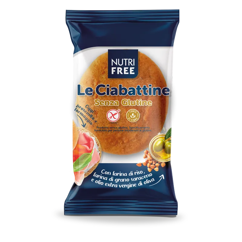 Nutrifree Pane e Sostituti La Ciabattina 50gr pane morbido