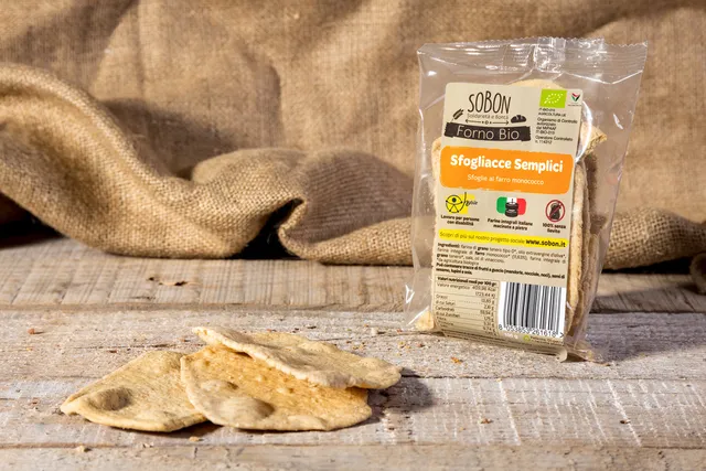 Sobon Snack Sfogliacce Semplici al Farro snack 100g