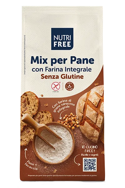 Nutrifree Mix per Pane Integrale farina senza glutine