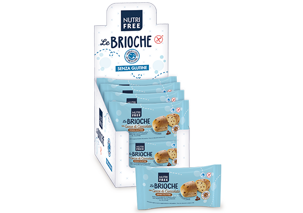 Nutrifree Brioche gocce cioccolato box 8 senza glutine