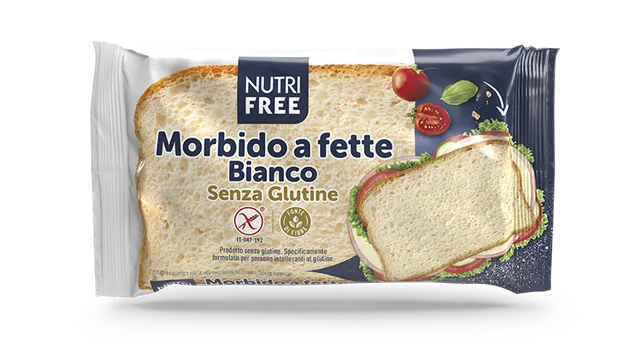 Nutrifree Pane Morbido a fette Bianco 65gr senza lattosio