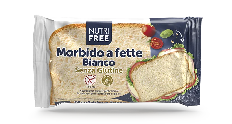 Nutrifree Pane Morbido a fette Bianco 65gr senza lattosio