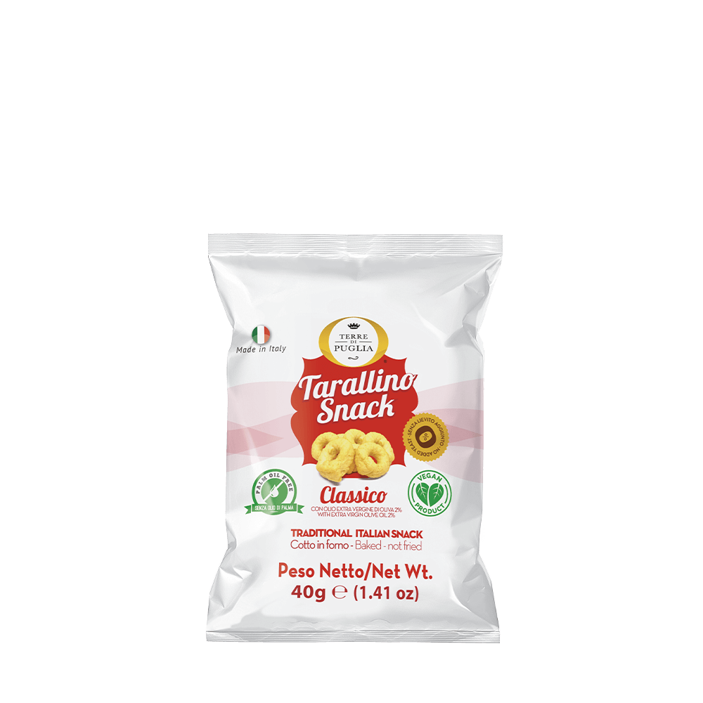 Terre di Puglia Tarallino Snack classico taralli 40g