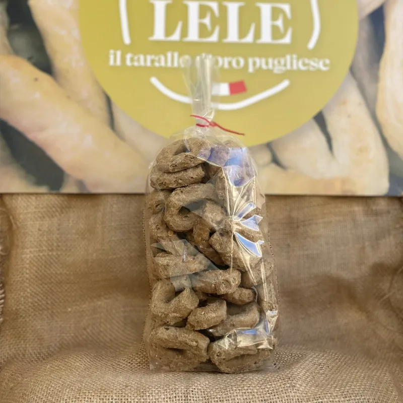 Lele il tarallo d’oro pugliese Taralli salati multicereali 350 g fibre