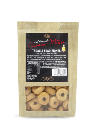 Tentazioni Pugliesi Matera Taralli Tradizionali EVO 6x400g