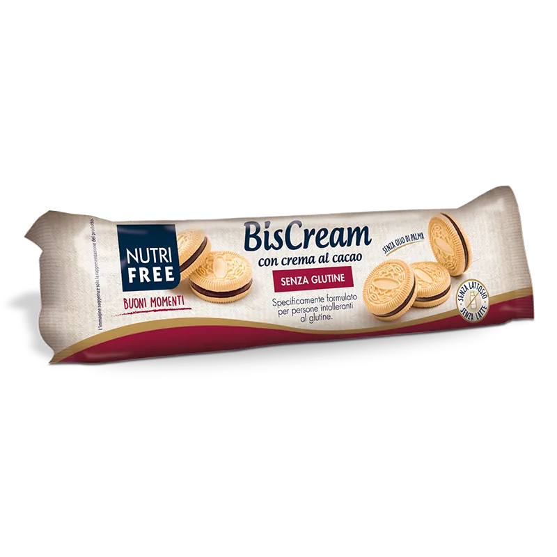 Nutrifree Merende e snack Biscream Biscotti crema Cacao