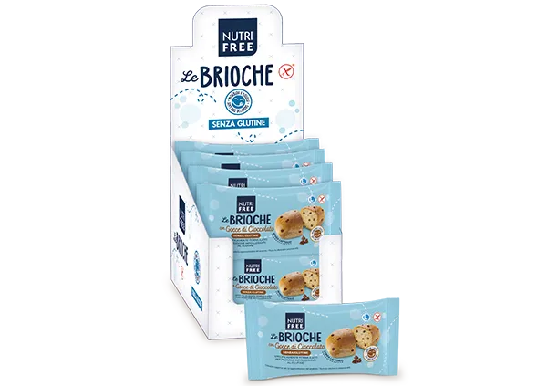 Nutrifree Brioche gocce cioccolato box 8 senza glutine