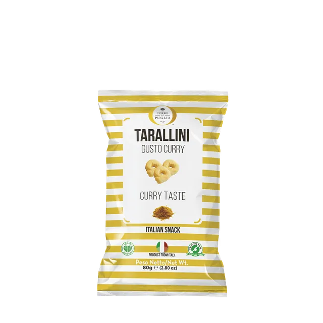 Terre di Puglia Millerighe Tarallini Curry 80g