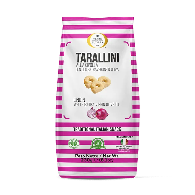 Terre di Puglia Millerighe Tarallini Cipolla 230g