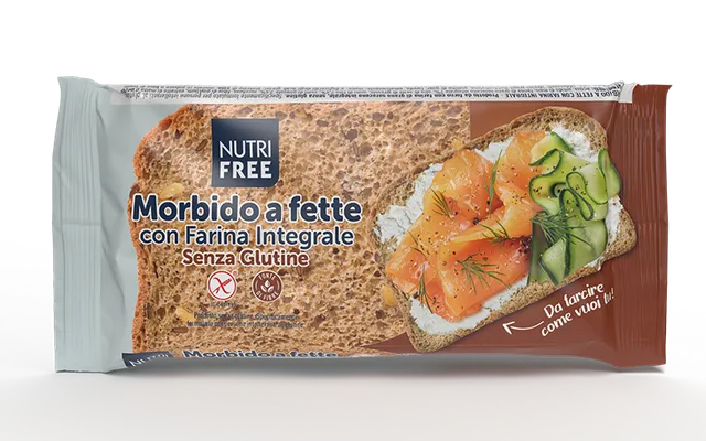 Nutrifree Morbido a fette pane integrale senza lattosio