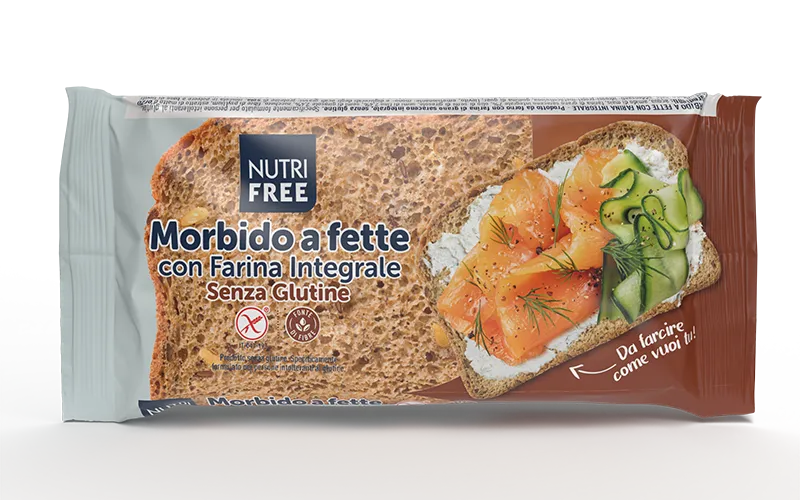 Nutrifree Morbido a fette pane integrale senza lattosio