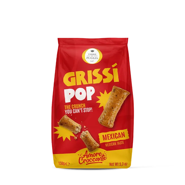 Terre di Puglia Grissi Pop grissini gusto Mexican 150g