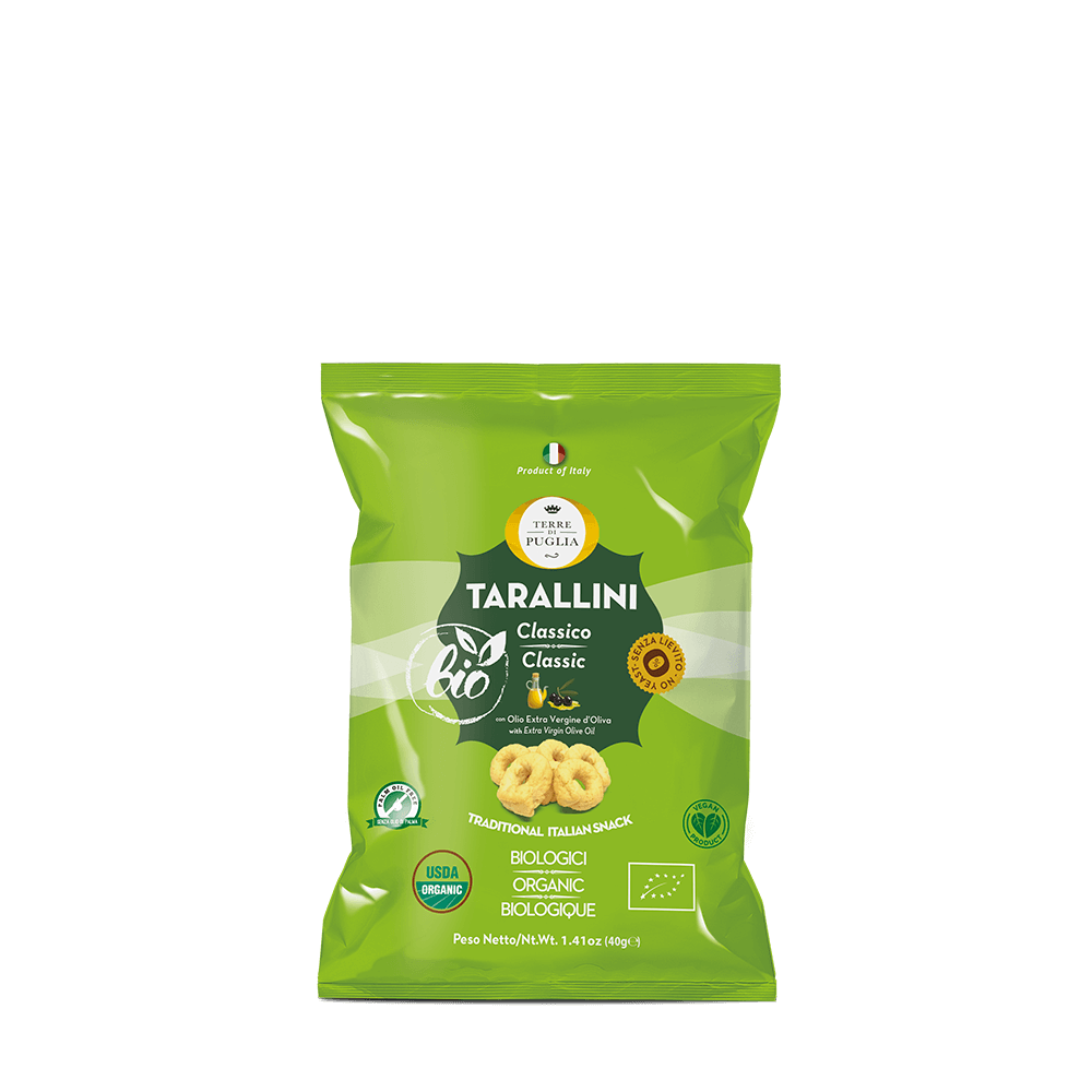 Terre di Puglia Taralli Bio classico 40g monoporzione