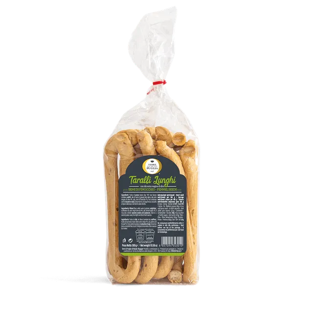 Terre di Puglia Taralli Lunghi Finocchio 300g Mano