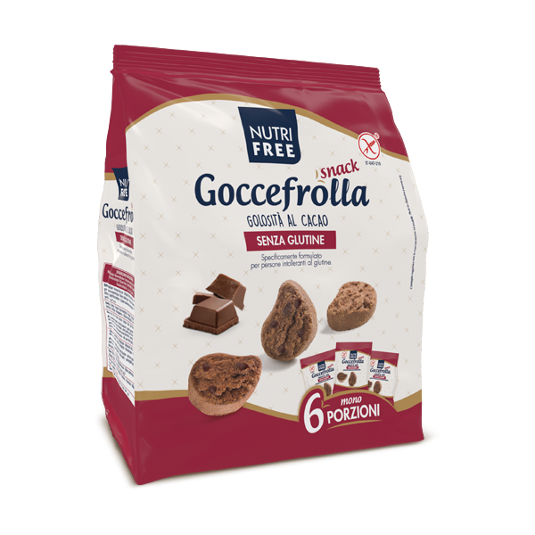 Nutrifree Merende e snack Goccefrolla cacao multipack 6