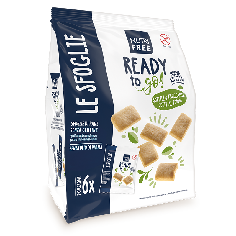 Nutrifree Le Sfoglie crackers senza glutine olio oliva 6 pezzi
